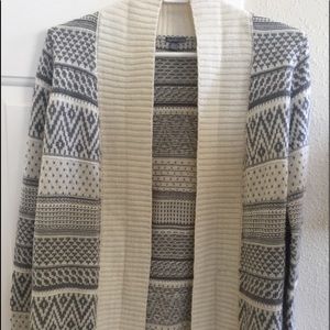 Printed cardigan